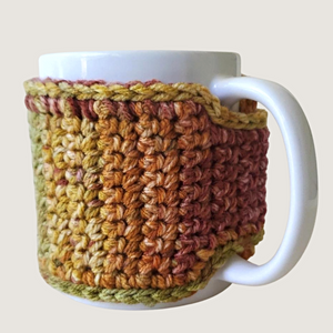 Fall Coffee Mug Cozy Sleeve, Autumn Sweater Wrap, Pumpkin Spice Inspired and Thanksgiving Cup Cover