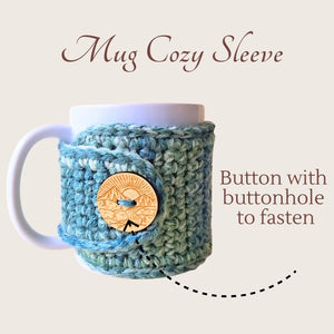Mint Tea Mug Cozy Sleeve