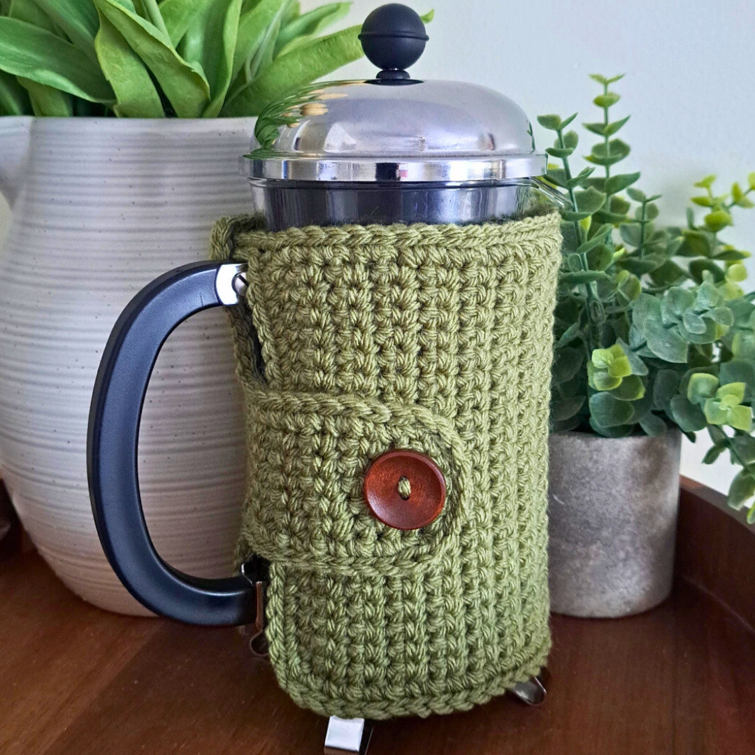 Dusty Green French Press Cozy