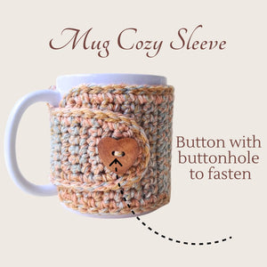 Seashell Ombre Mug Cozy Sleeve
