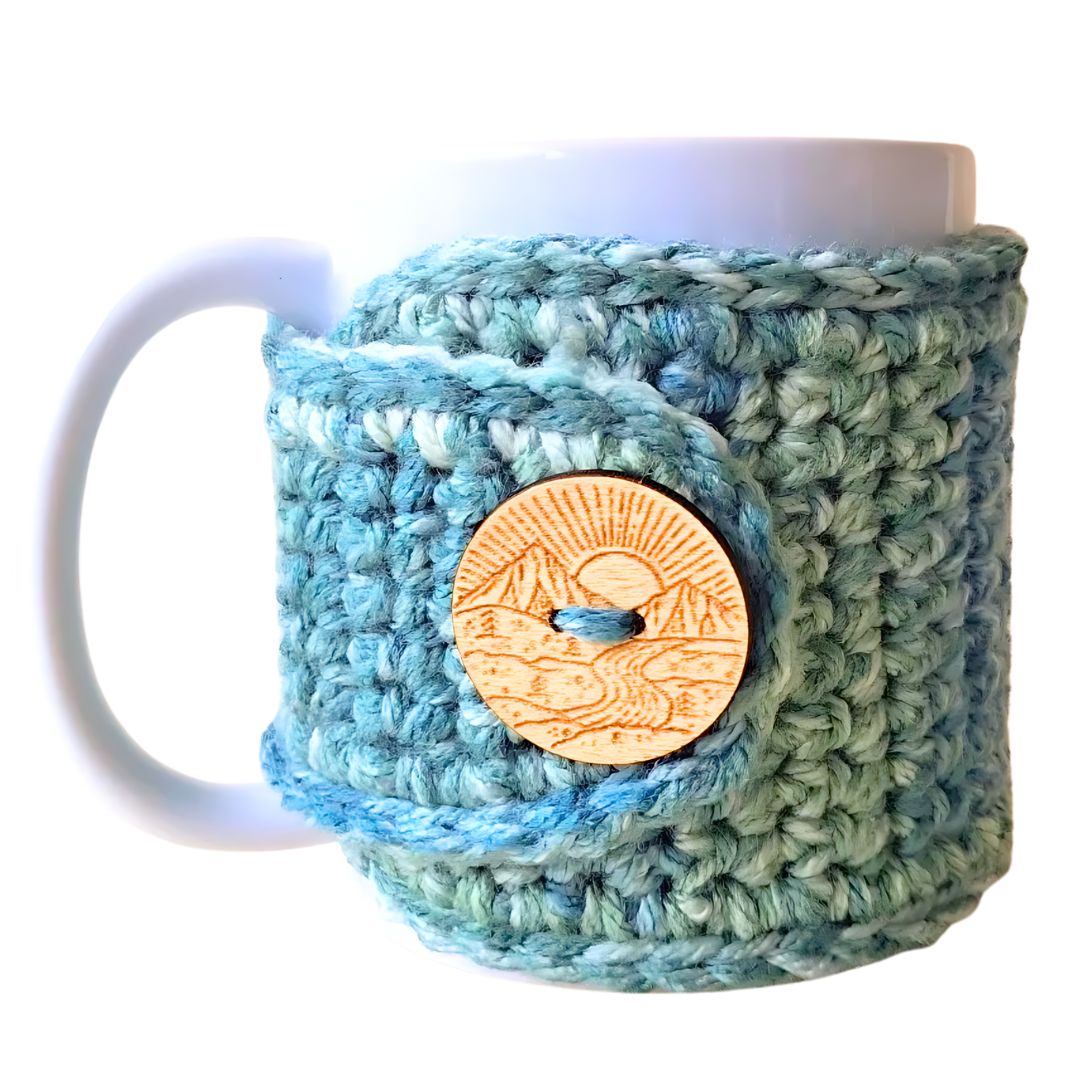 Mint Tea Mug Cozy Sleeve