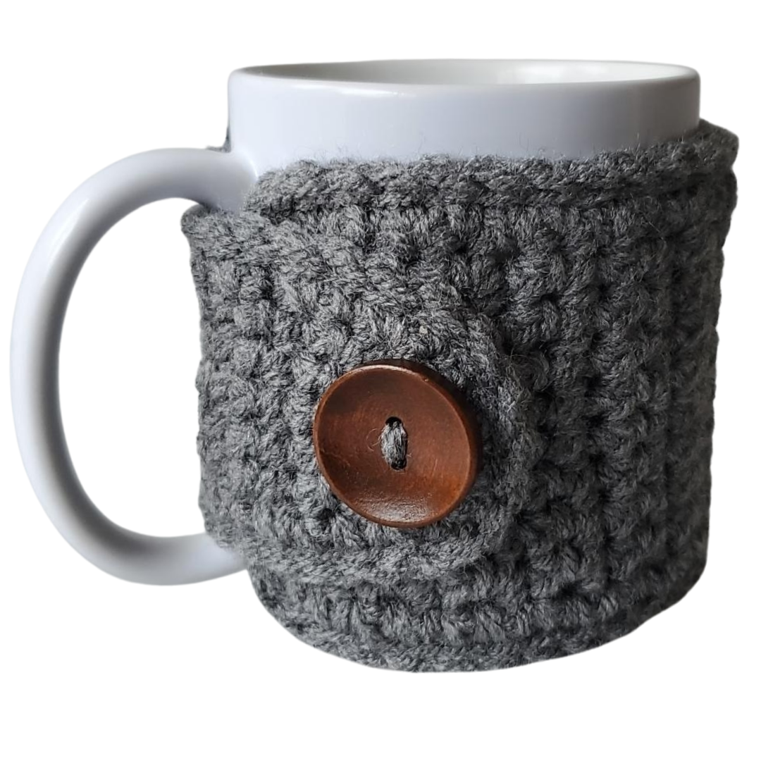 Grey Coffee Cozy Sleeve for Mom