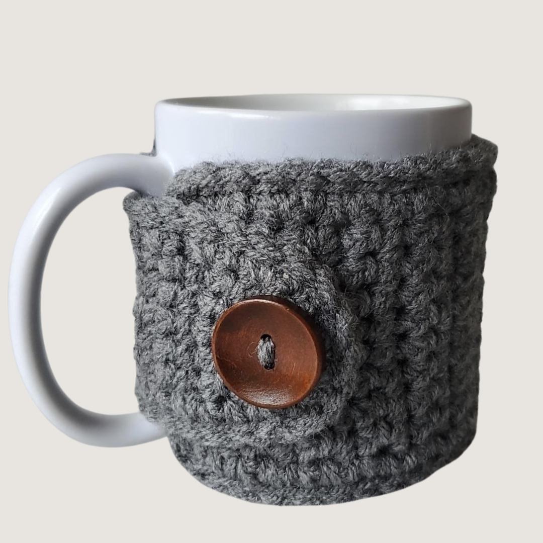 Grey Coffee Cozy Sleeve for Mom