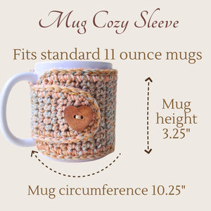 Seashell Ombre Mug Cozy Sleeve