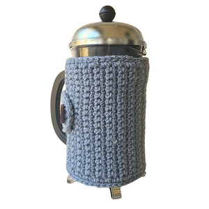 Silver Gray French Press Cozy