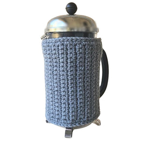 Silver Gray French Press Cozy