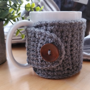 Grey Coffee Cozy Sleeve for Mom